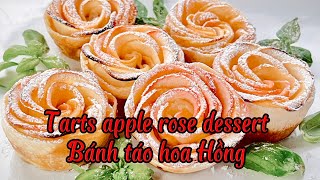How to make Apple rose dessert for Mother’s day…Cách Làm bánh táo hoa Hồng ngày lễ mẹ,Tết ,sinh Nhật