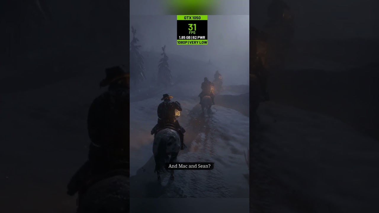 🎮 RDR 2 in GTX 1050 - 1080p VERY LOW SETTINGS 