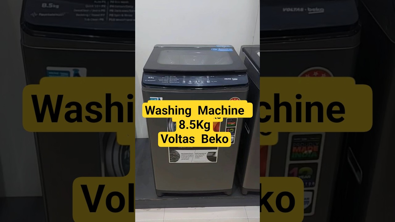 8.5 Kg Washing Machine Top Load: Voltas Beko