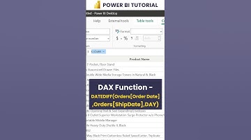 How to use DateDiff DAX Function in Power BI?