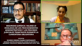 Validez o invalidez de procedimientos administrativos tramitados en Cuarentena, por Ricardo Pajuelo