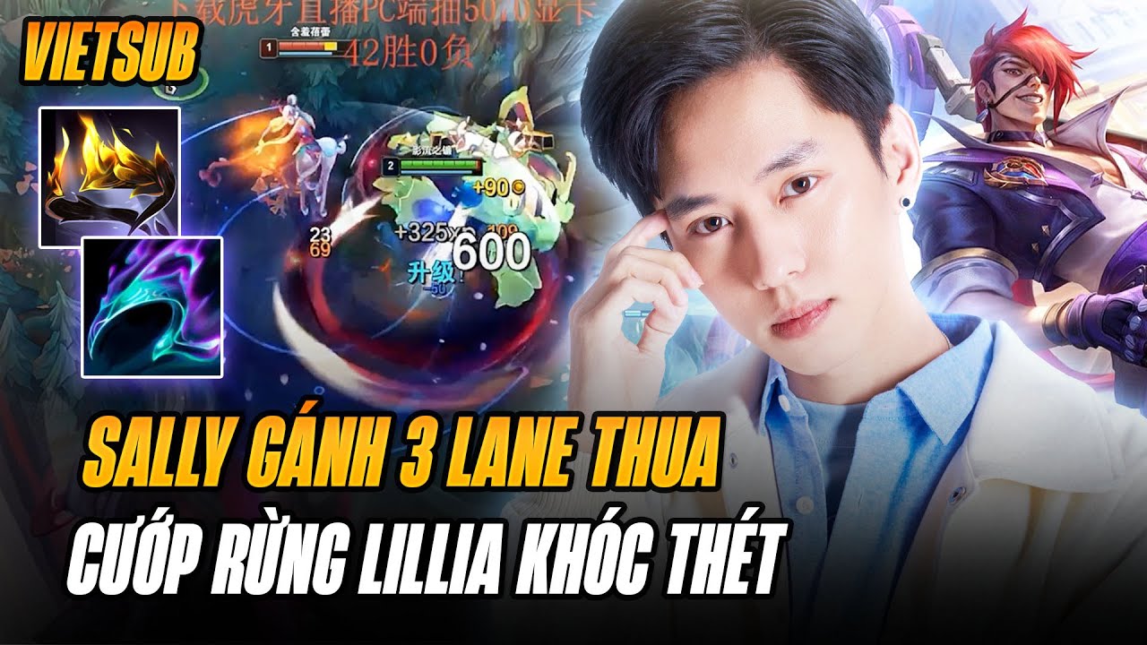 (Vietsub) Sally Kayn Gánh 3 Lane Thua Với Màn Cướp Rừng Liên Tục Khiến Lillia Khóc Thét