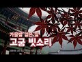 깊은 잠을 위한 고궁 빗소리 10시간 | 불면증 해소, 숙면 유도