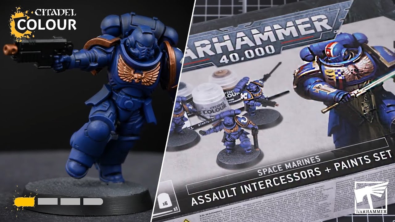 Learn to Paint: Space Marines Assault Intercessors 