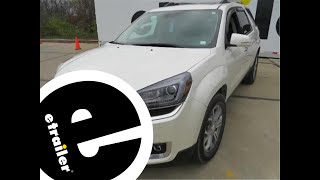 etrailer | DIY 2016 GMC Acadia Installation for the WeatherTech Front Auto Floor Mats