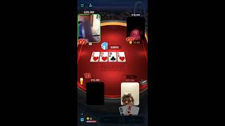 PokerFace App Beat Pocket Queens vs 2 4 off suit all in pre Flop got called a crack head screenshot 2