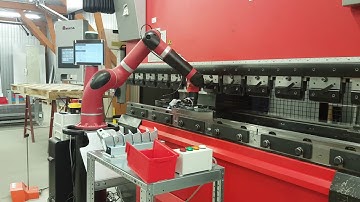 Cobot Sawyer and Amada press brake