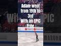 Adam siao huge goe quad lutz epic free skate amazing comeback worldsmtl24  worldfigure  shorts