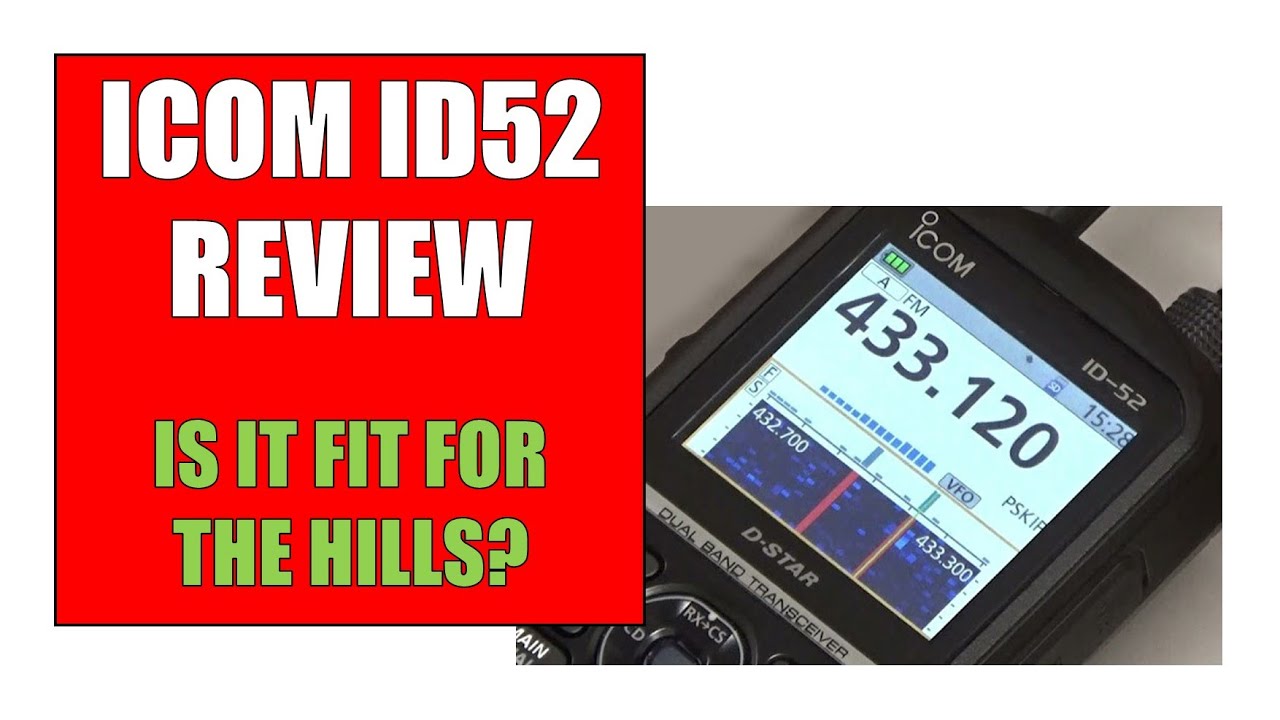 ICom ID-52 Brilliant! (But Flawed) - YouTube