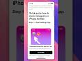 How to Block Instagram on iPhone #screentime #smartphone #screenbreak #iphone #digitalwellness