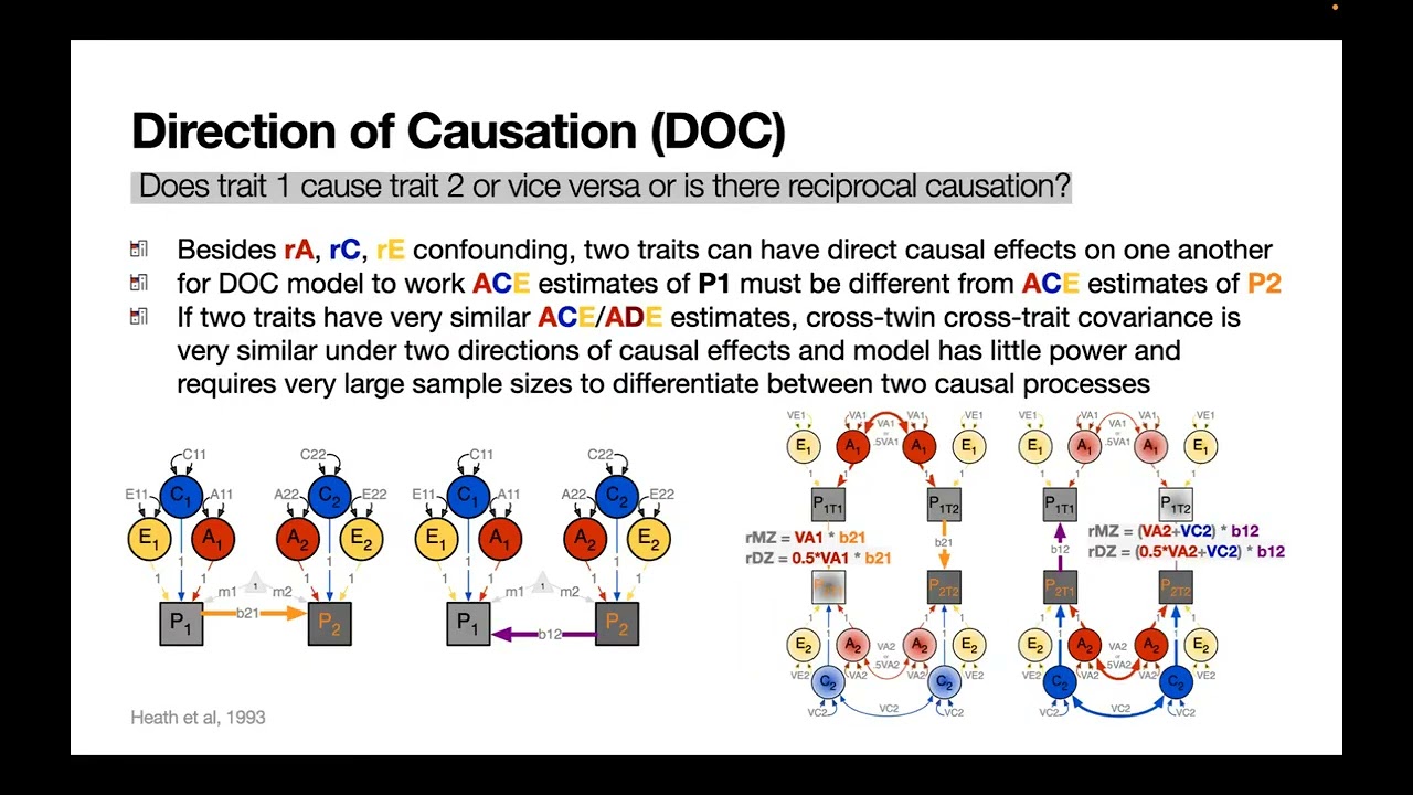 Modeling genetic and environmental sources of variation in multiple traits