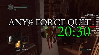 20:30 - Dark Souls Any% Force Quit Speedrun