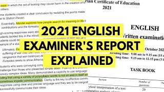 Reading the 2021 Examination Reports to help you prepare for your VCE English or EAL Exam