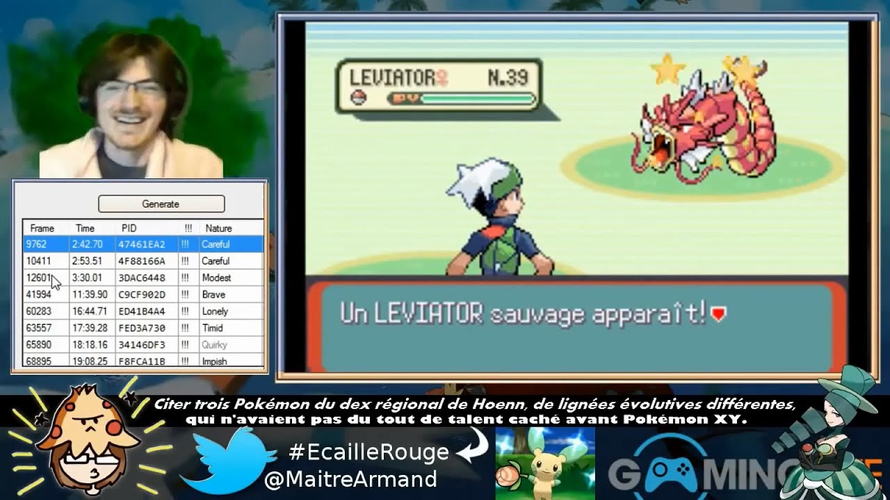 Ep 18 E Rouge Rng Sur Emeraude Pokemon Sauvages Shiny A Volonte Youtube