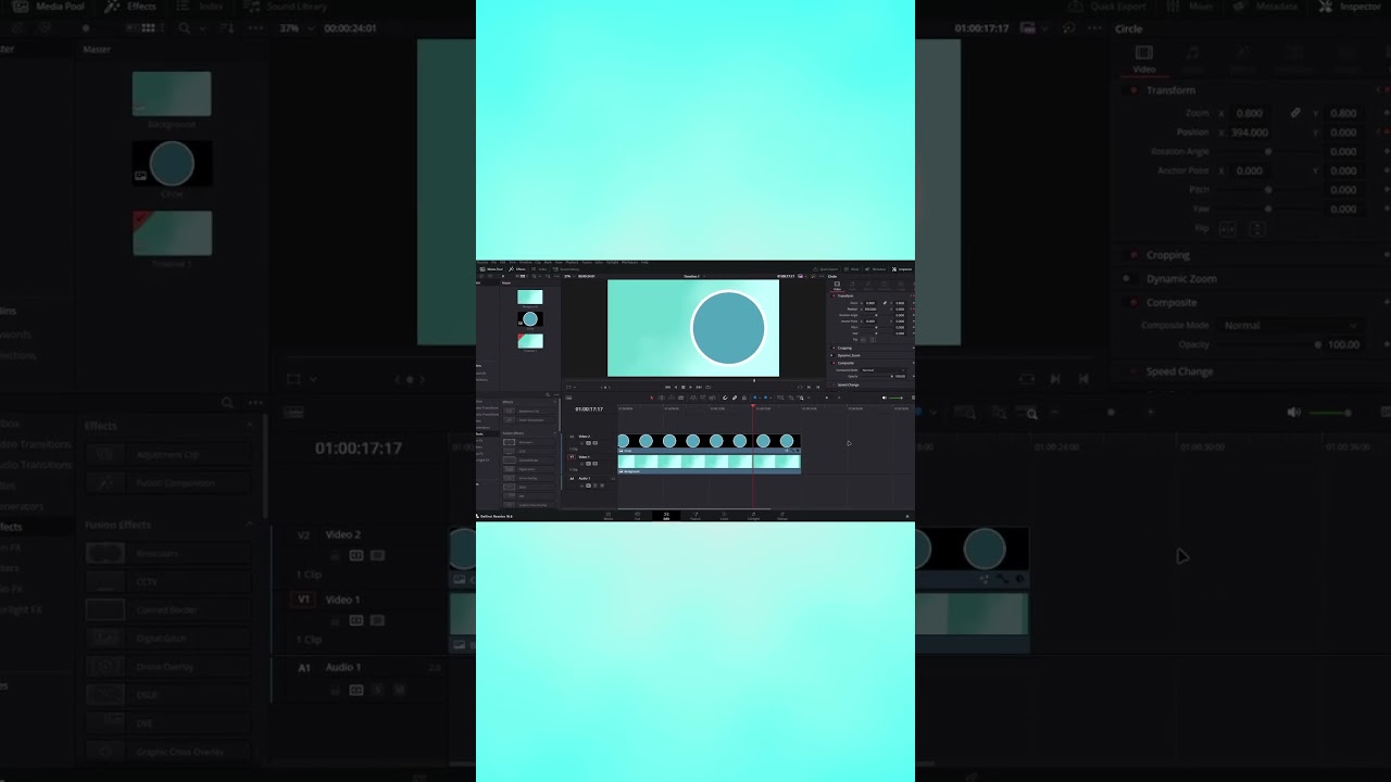 How to Keyframe in DaVinci Resolve Prt1. #davinciresolve #davinciresolvetutorial #editing #learn