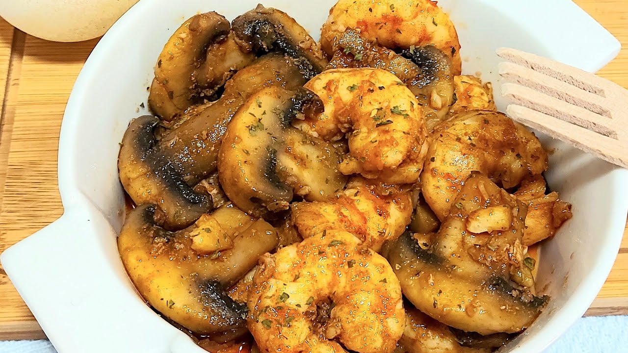 🎅LANGOSTINOS 🦐🍄🧄CON CHAMPIÑONES AL AJILLO...MARCHANDOOO 😃 //BEATRIZ COCINA