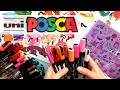 POSCA | Как ими рисовать и всё про бумагу | Часть2