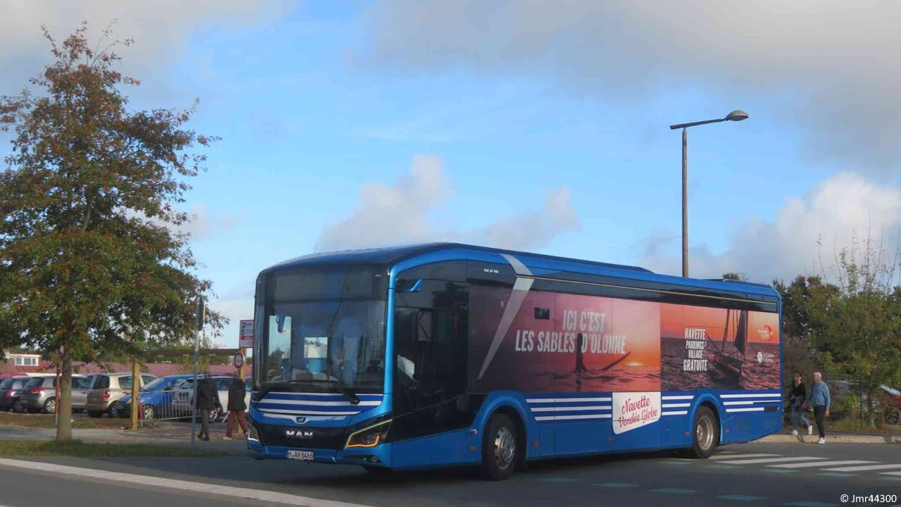MAN Lion's City 12E - M-AN 8466 | Navette Vendée Globe 2024 | Oléane Mobilités - Les Sables d'Olonne