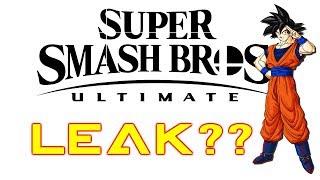 Goku Leaked in Smash Ultimate via IMDb??