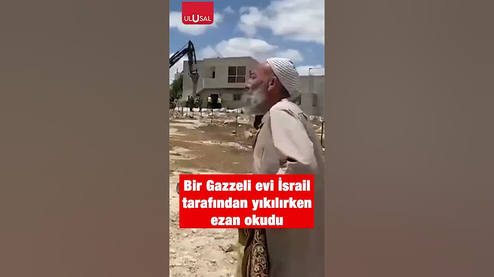 Evi İsrail tarafından yıkılan Filistinli durumu ezan okuyarak protesto etti #shorts #ezan #filistin
