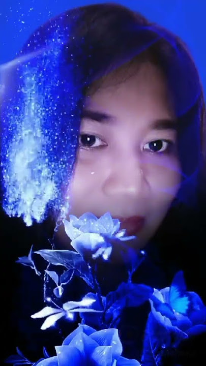 bunga biru