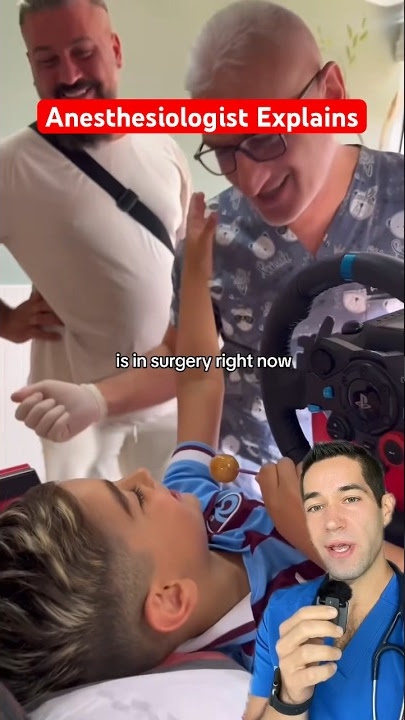 Boy playing video games while in surgery?! 🤯