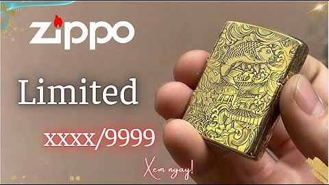 Zippo cá chép vượt vũ môn hoá rồng limited | Bật lửa zippo armor