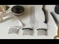 How to prepare your hair comb : 3 Different ways (Ribbon, Tulle, Embroidery Floss)