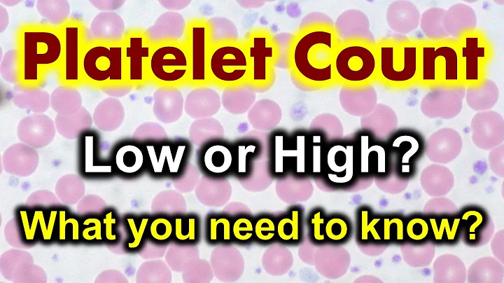 Platelet count | Thrombocytopenia (Low platelet count) and Thrombocytosis (high platelet count) - DayDayNews