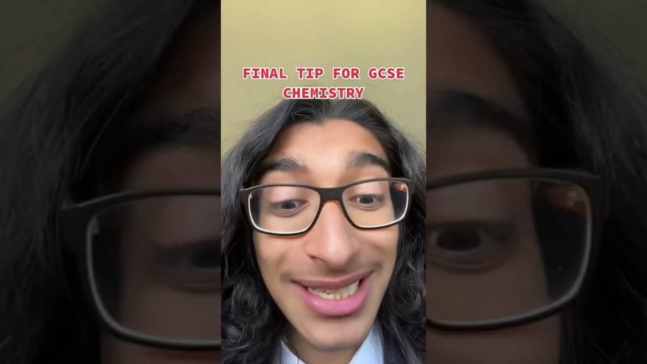 FINAL TIP FOR GCSE CHEMISTRY ⚛️