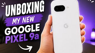 UNBOXING MY NEW PHONE : Google Pixel 9a - Hands-On Review &amp; Unboxing!