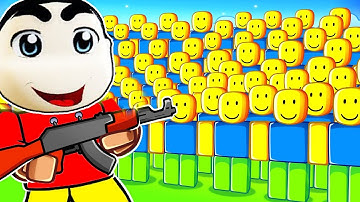 SHINCHAN Take REVENGE of CHOP with BIGGEST LVL 999 CLONE ARMY in ROBLOX NOOB ARMY TYCOON | AMAAN-T