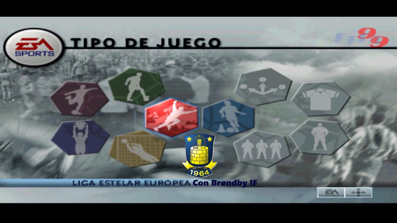 Liga Estelar Europea con Brøndby IF (Cap. 3) FIFA 99 [DuckStation] [Arkadizja]