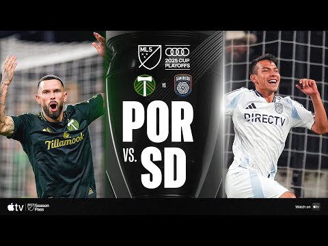 Portland Timbers vs. San Diego FC | Full Match Highlights | 2025 Audi MLS Cup Playoffs