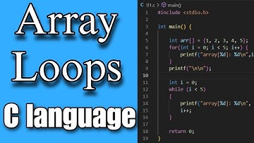 "Mastering Loops with Arrays in C Language for Efficient Programming"