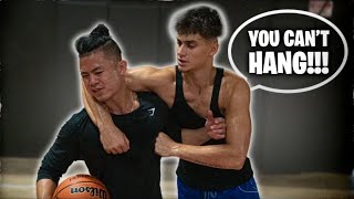 "YOU'RE NOT SCORING 1 BUCKET!!" | HEATED!! 1v1 REMATCH vs Kenny Chao... Things got UGLY!