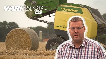 More throughput and comfort with the VariPack Plus round baler