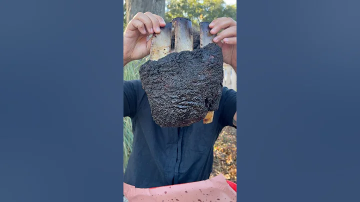 THREE BEEF RIBS IN ONE from Palmira Barbecue in Charleston, SC! 🍖🔥🤤 Who’s hungry? #DEVOURPOWER