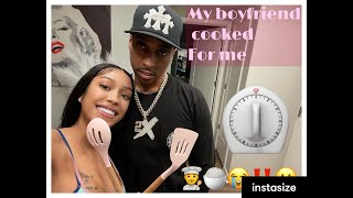MY BOYFRIEND COOKED FOR ME 6/10 !!!