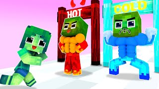 Monster School : Baby Zombie x Squid Game Doll Love Run Challenge - Minecraft Animation screenshot 5