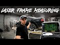 LASER Measuring SALVAGE TITLE Mustang + Frame Straightening How To