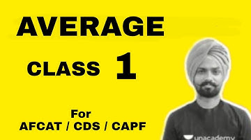 Average Class 1 for CDS AFCAT By Sandeep Brar