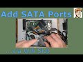 Adding SATA ports via the Wifi A+E slot