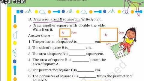 Mathematics class-5 chapter-11 Area and its boundary page no-153 and 154  practice time