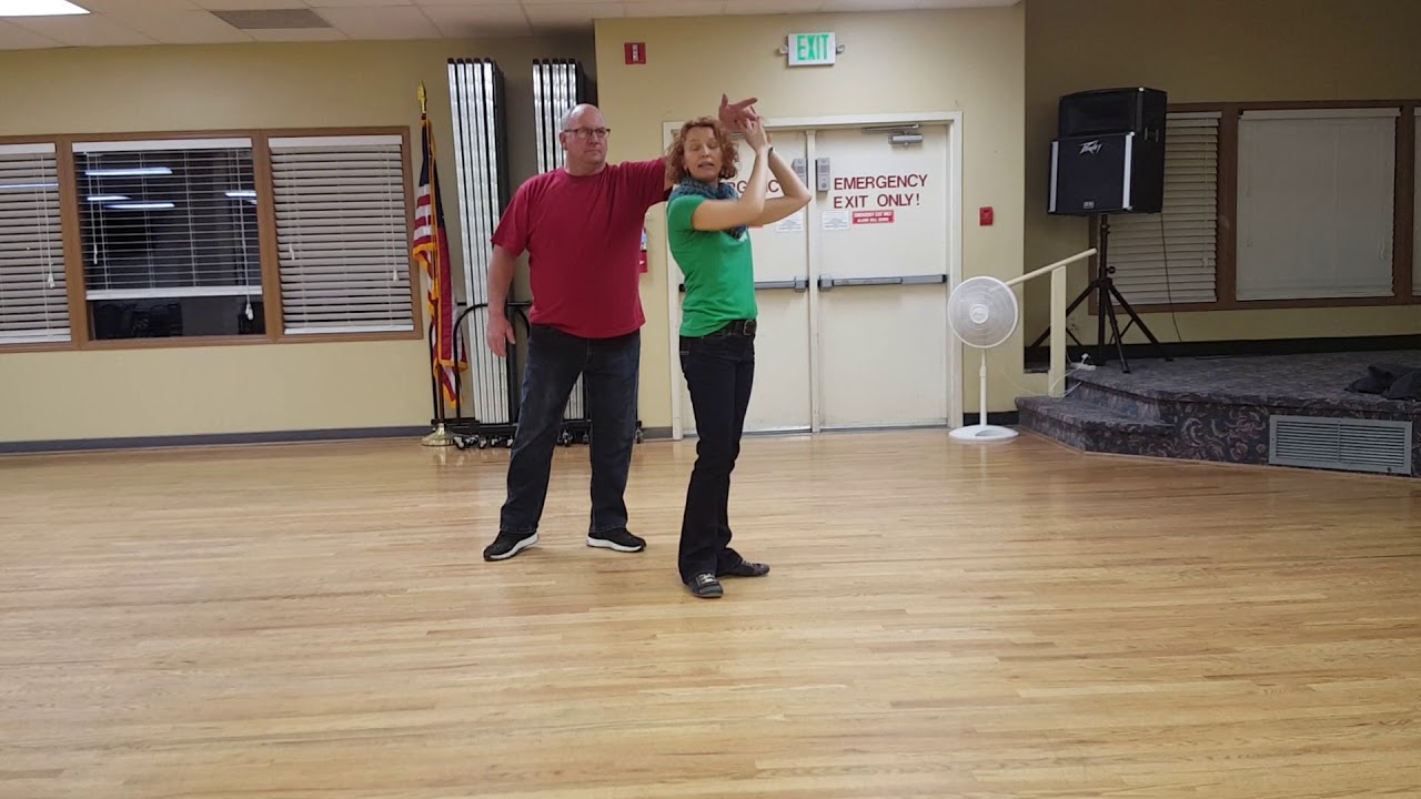 Intermediate Nightclub 2-Step Traveling Right Turn with He / She Spin