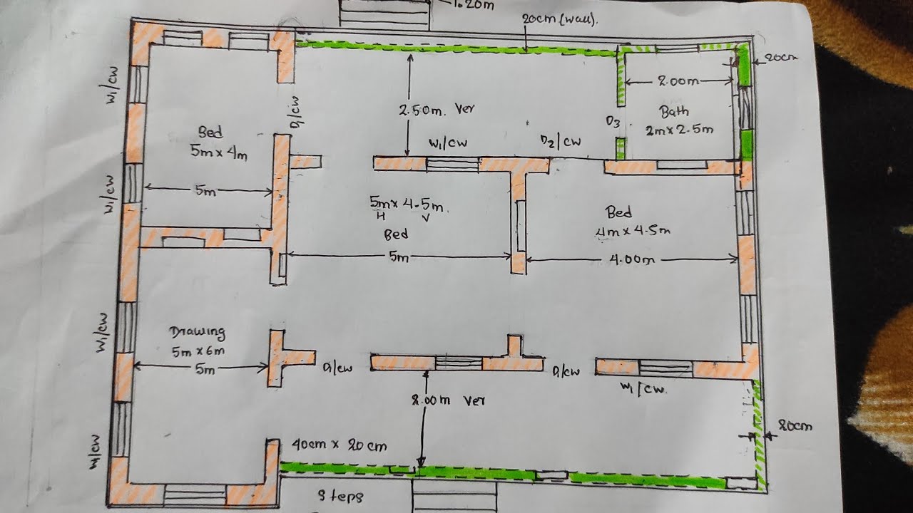 Part 2 long wall short wall method..BN dutta book ( residential building) Estimation of quantity.