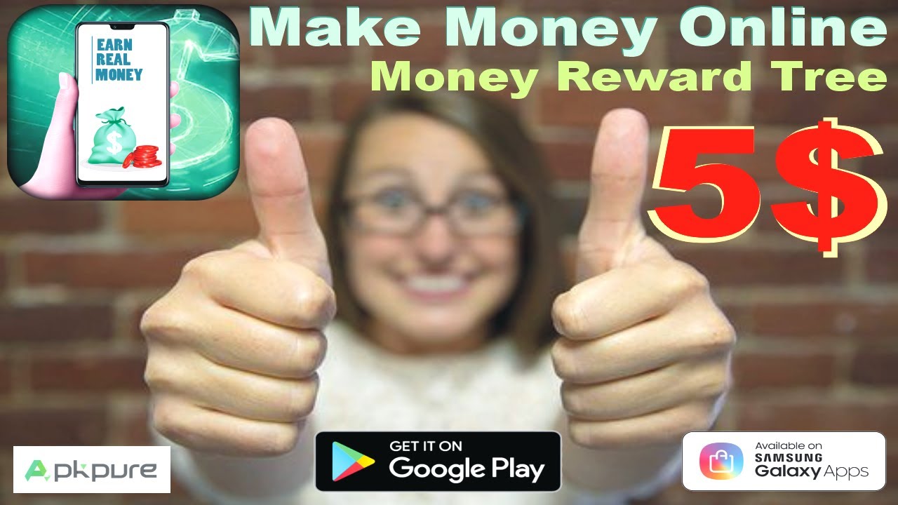 Earn real money fast and easy app I Money Reward Tree I earn real money