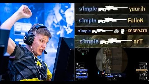 s1mple INSANE 4 AWP kills