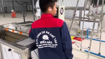 Bàn giao lắp đặt máy rửa dược liệu và máy cạo vỏ khoai tự động tại nhà máy khách hàng ở Quảng Trị