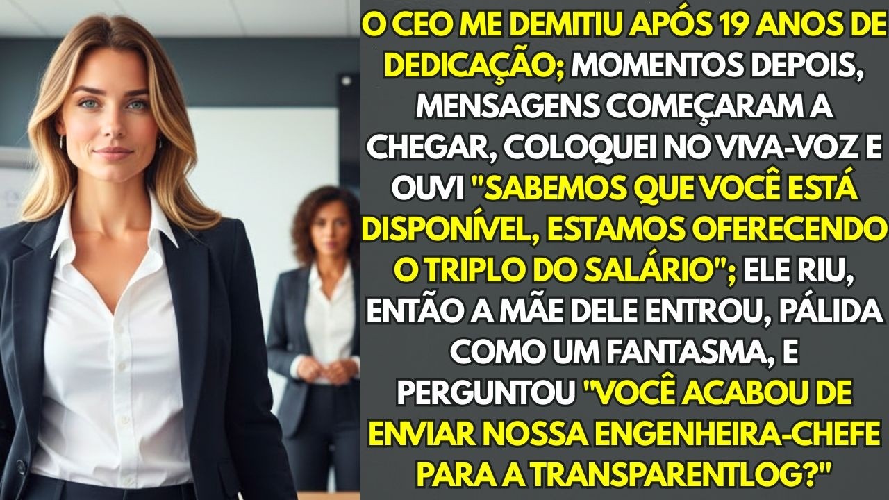 Após 19 Anos, Chamaram A Engenheira-Chefe De 